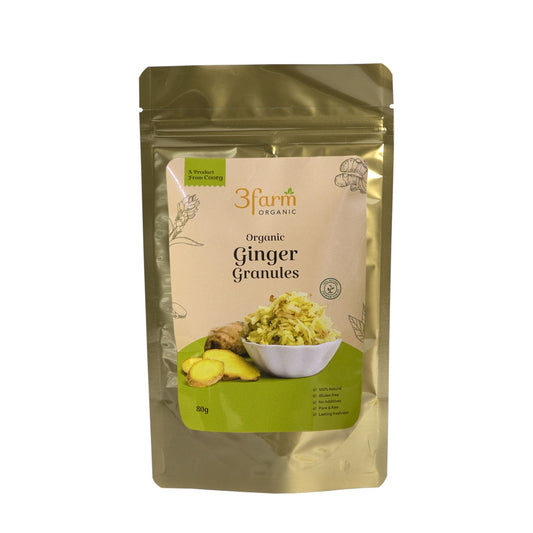 Ginger Granules | Health Drink | Immunity Booster | 100% Organic (80g)