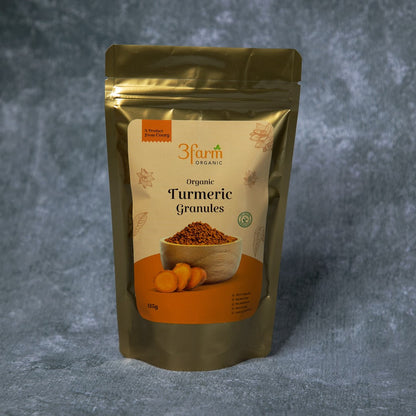 Turmeric Granules | Health Drink | Immunity Booster | 100% Organic (125g)